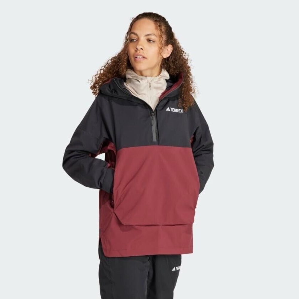 NWT Adidas Terrex Xperior 2L Lined Rain RDY Anorak Waterproof Jacket XS